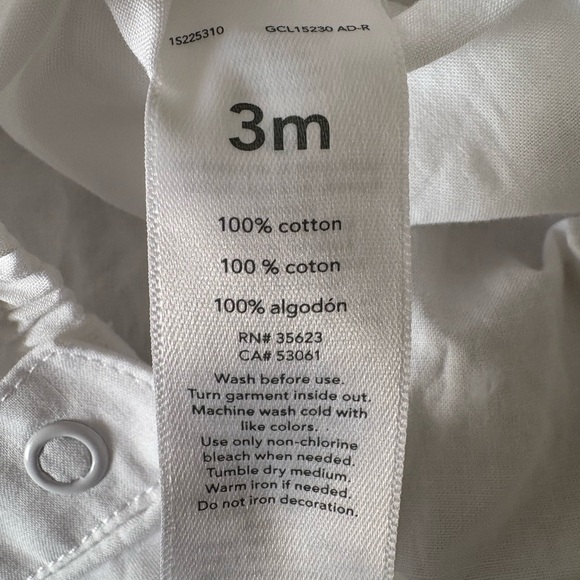 Carter's Peach Ruffled Overalls - Picture 11 of 12